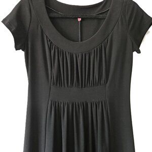 ZOKAI Black Short Sleeve Dress